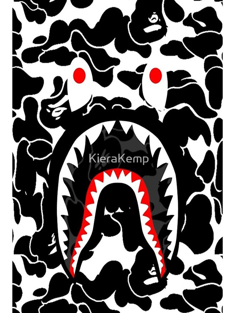 "Camo Black Bape" Leggings by KieraKemp | Redbubble