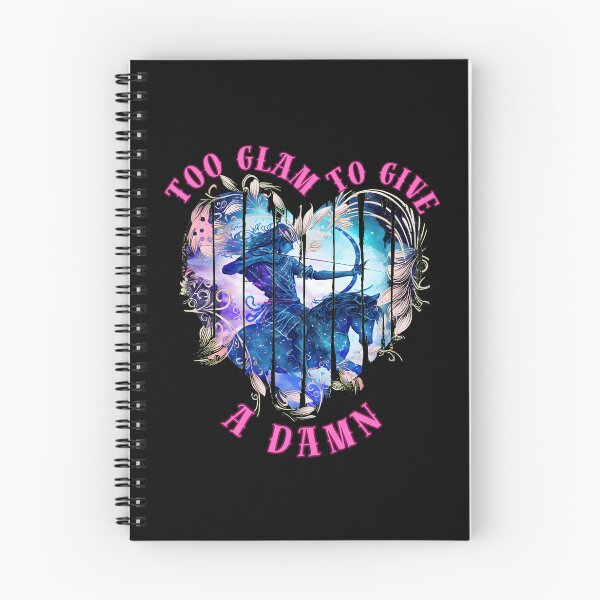 Item preview, Too Glam To Give A Damn. sagittarius zodiac designed and sold by ZodiacWonders.