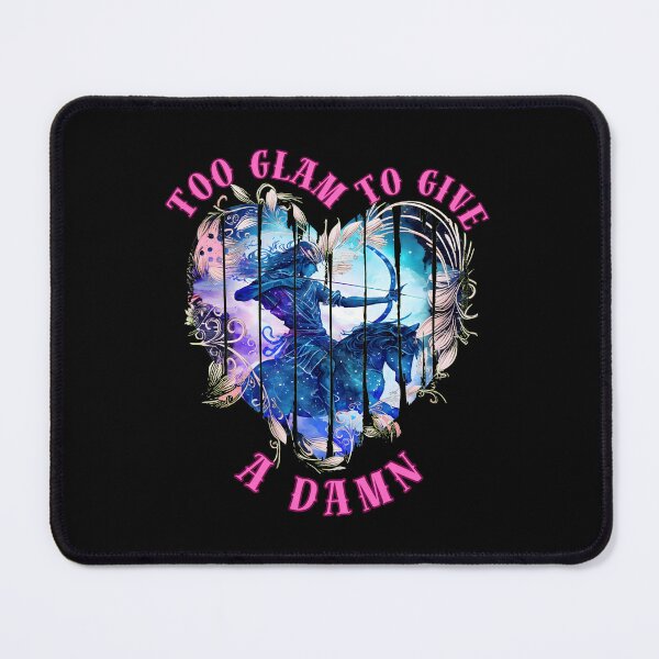 Item preview, Too Glam To Give A Damn. sagittarius zodiac designed and sold by ZodiacWonders.