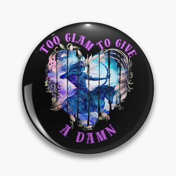 Item preview, Too Glam To Give A Damn. sagittarius constellation designed and sold by ZodiacWonders.