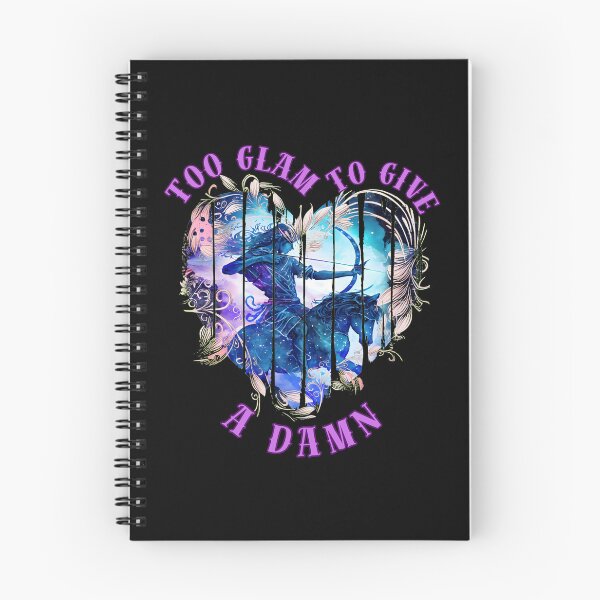 Item preview, Too Glam To Give A Damn. sagittarius constellation designed and sold by ZodiacWonders.