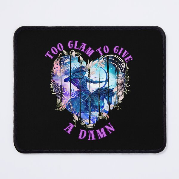 Item preview, Too Glam To Give A Damn. sagittarius constellation designed and sold by ZodiacWonders.