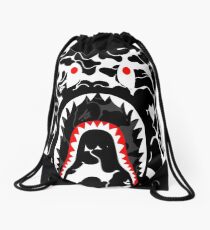 Camo Black Bape Drawstring Bag