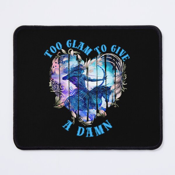 Item preview, Too Glam To Give A Damn. sagittarius season designed and sold by ZodiacWonders.