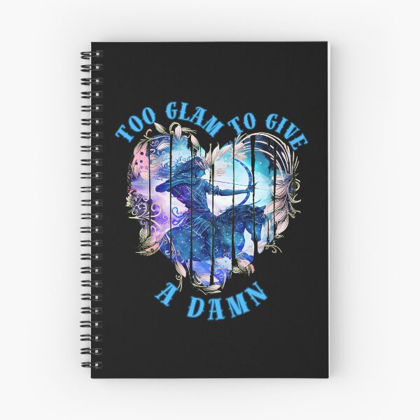 Item preview, Too Glam To Give A Damn. sagittarius season designed and sold by ZodiacWonders.