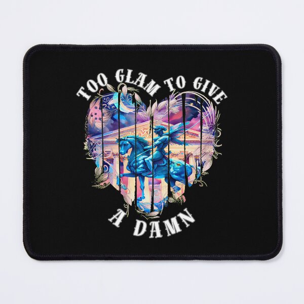 Item preview, Too Glam To Give A Damn. sagittarius funny designed and sold by ZodiacWonders.
