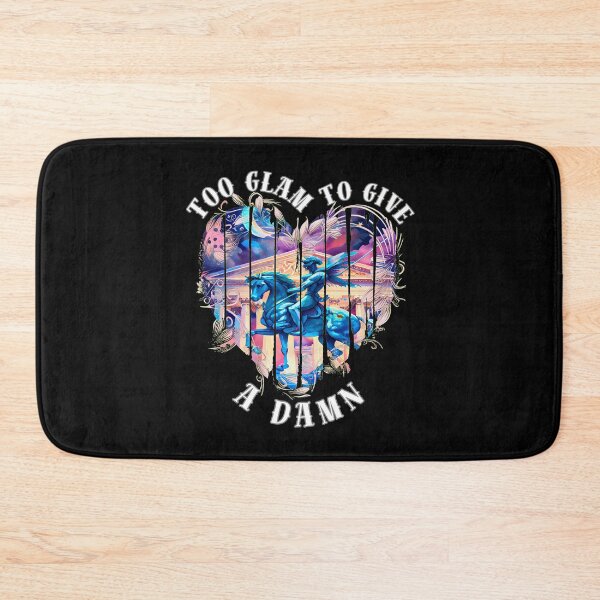 Item preview, Too Glam To Give A Damn. sagittarius funny designed and sold by ZodiacWonders.
