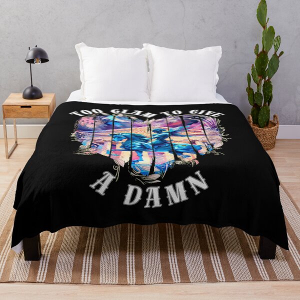 Item preview, Too Glam To Give A Damn. sagittarius funny designed and sold by ZodiacWonders.