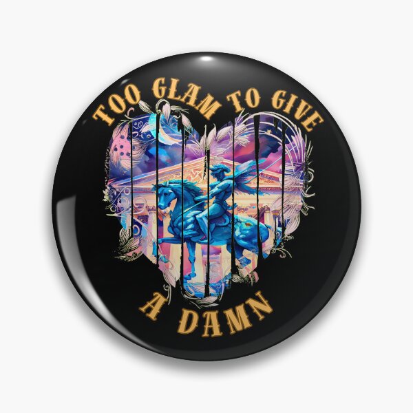 Item preview, Too Glam To Give A Damn. sagittarius sayings designed and sold by ZodiacWonders.