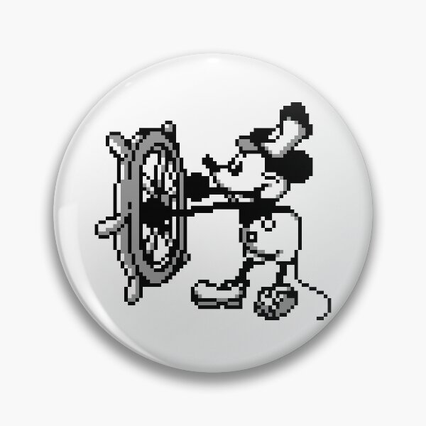 Artikelvorschau, Steamboat Willie - Pixel Art entworfen und verkauft von GalacticWave.