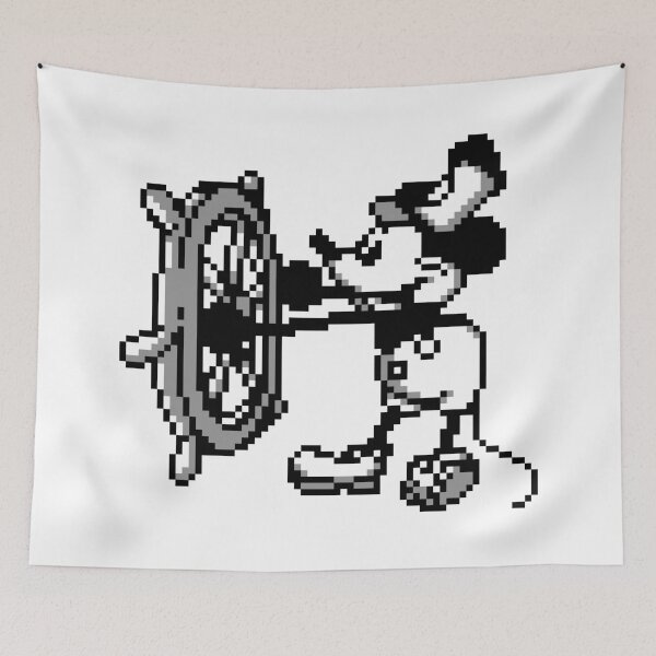 Item preview, Steamboat Willie - Pixel Art designed and sold by GalacticWave.