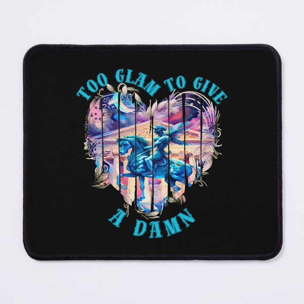 Item preview, Too Glam To Give A Damn. sagittarius quote designed and sold by ZodiacWonders.