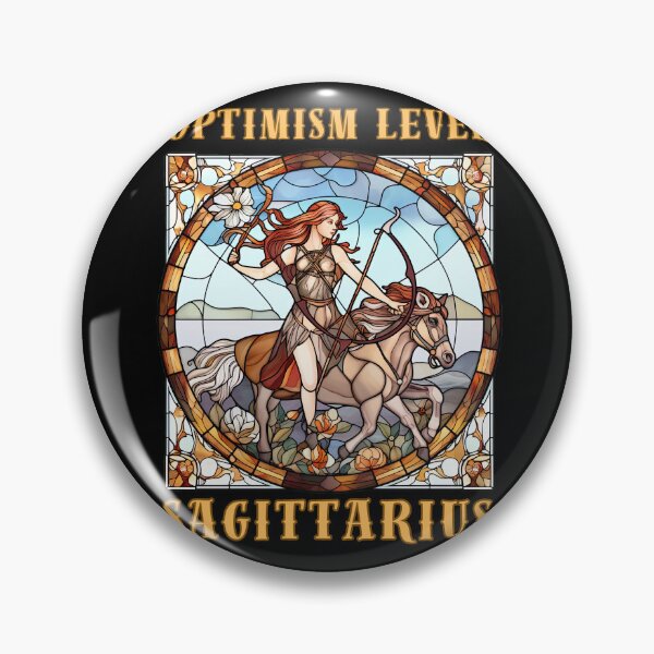 Item preview, Optimism Level: Sagittarius. sagittarius sign designed and sold by ZodiacWonders.
