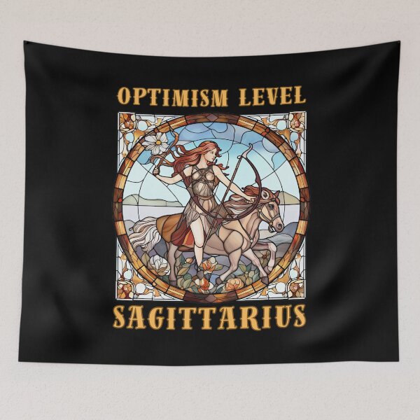 Item preview, Optimism Level: Sagittarius. sagittarius sign designed and sold by ZodiacWonders.