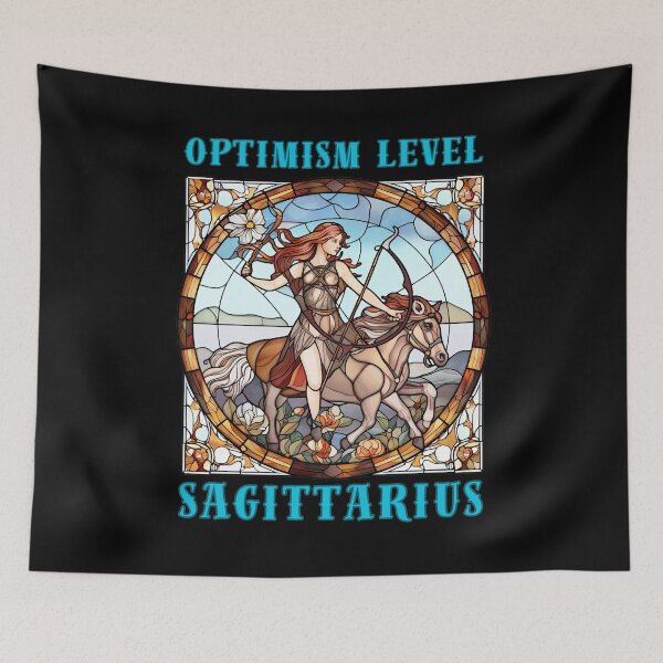 Item preview, Optimism Level: Sagittarius. sagittarius birthday designed and sold by ZodiacWonders.