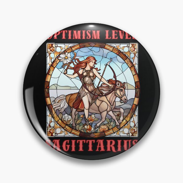 Item preview, Optimism Level: Sagittarius. sagittarius astrology designed and sold by ZodiacWonders.