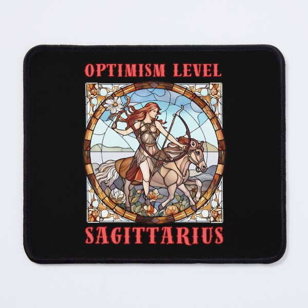 Item preview, Optimism Level: Sagittarius. sagittarius astrology designed and sold by ZodiacWonders.