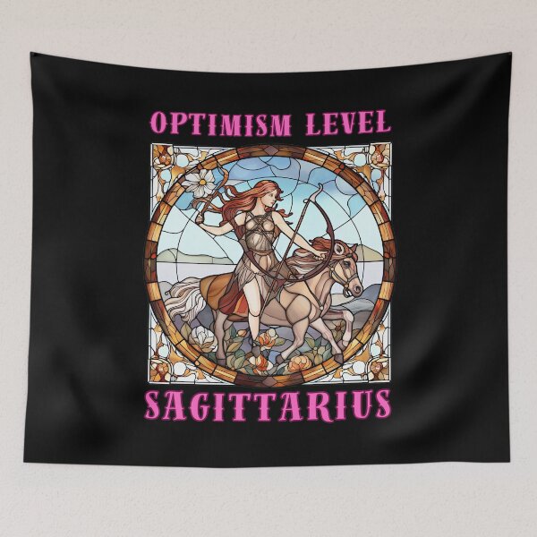 Item preview, Optimism Level: Sagittarius. sagittarius zodiac designed and sold by ZodiacWonders.