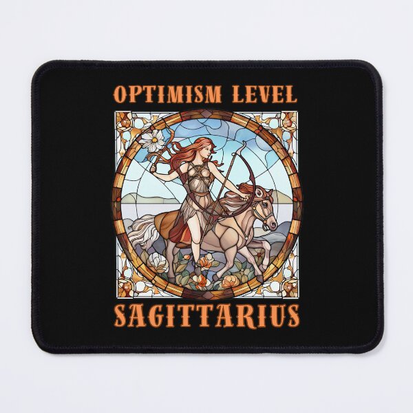 Item preview, Optimism Level: Sagittarius. sagittarius season designed and sold by ZodiacWonders.