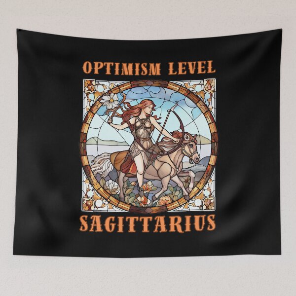 Item preview, Optimism Level: Sagittarius. sagittarius season designed and sold by ZodiacWonders.