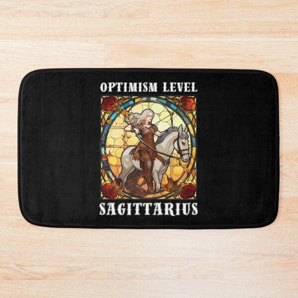 Item preview, Optimism Level: Sagittarius. sagittarius funny designed and sold by ZodiacWonders.