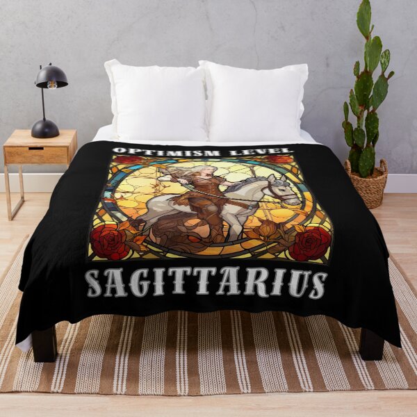 Item preview, Optimism Level: Sagittarius. sagittarius funny designed and sold by ZodiacWonders.