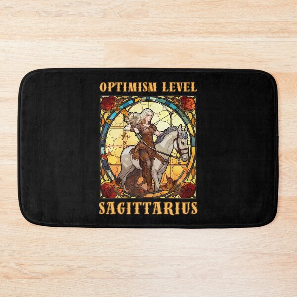 Item preview, Optimism Level: Sagittarius. sagittarius sayings designed and sold by ZodiacWonders.