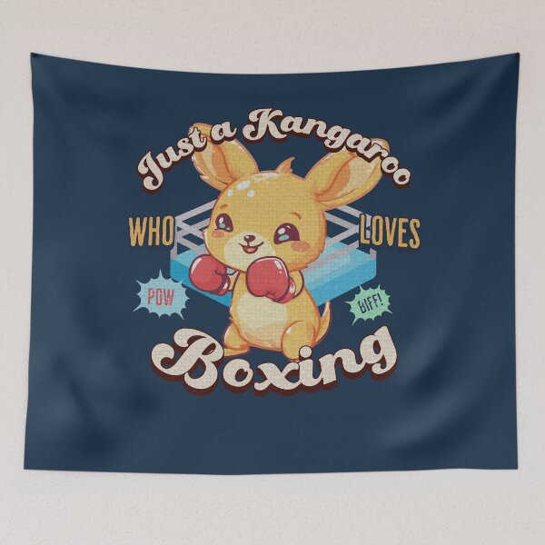 Item preview, Just a Kangaroo Who Loves Boxing designed and sold by Sir Meow Meow.