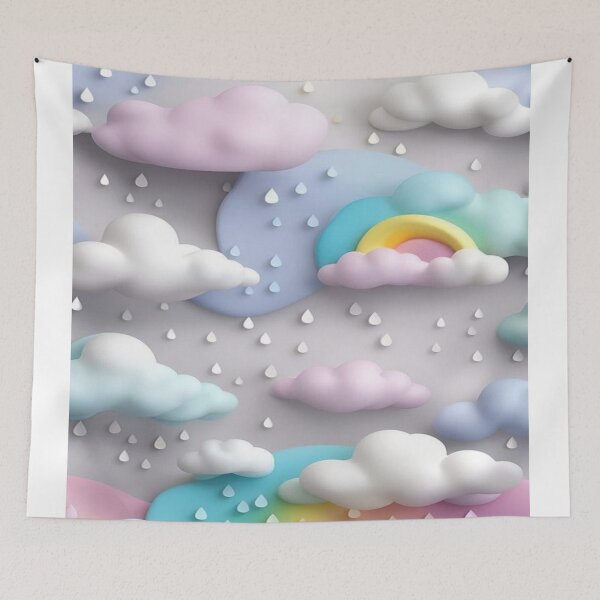 Item preview, Colorful clouds designed and sold by saly55887.