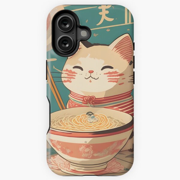 Item preview, Japanese Ramen Cat designed and sold by DemureArtsy.