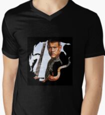 Merlin- Percival Crest Men's V-Neck T-Shirt
