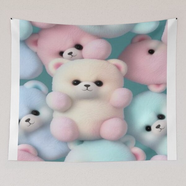 Item preview, Colorful teddy bears designed and sold by saly55887.