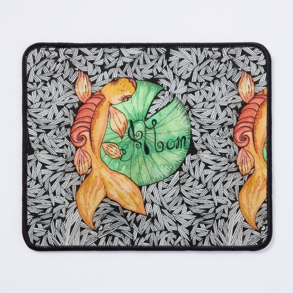 Item preview, Mom - cute fish zentangle Design designed and sold by CrushOnCovers.