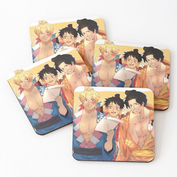 Item preview, Ace, Sabo & Luffy Wano designed and sold by maygebee.