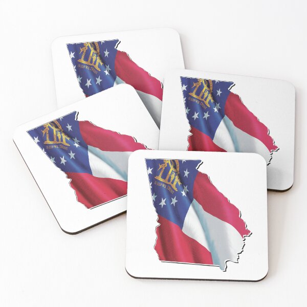 Item preview, Real Georgia (USA) Flag - Flag Map designed and sold by NA-WORLDWIDE.