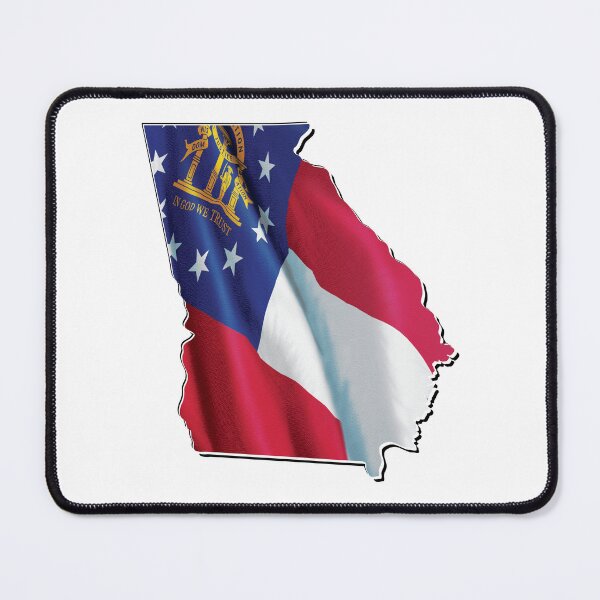 Item preview, Real Georgia (USA) Flag - Flag Map designed and sold by NA-WORLDWIDE.