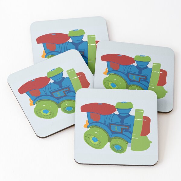 Item preview, Colorful train cartoon hand drawn, child drawing  designed and sold by pipikijung.