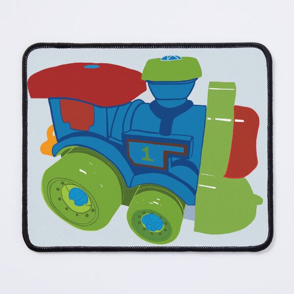 Item preview, Colorful train cartoon hand drawn, child drawing  designed and sold by pipikijung.