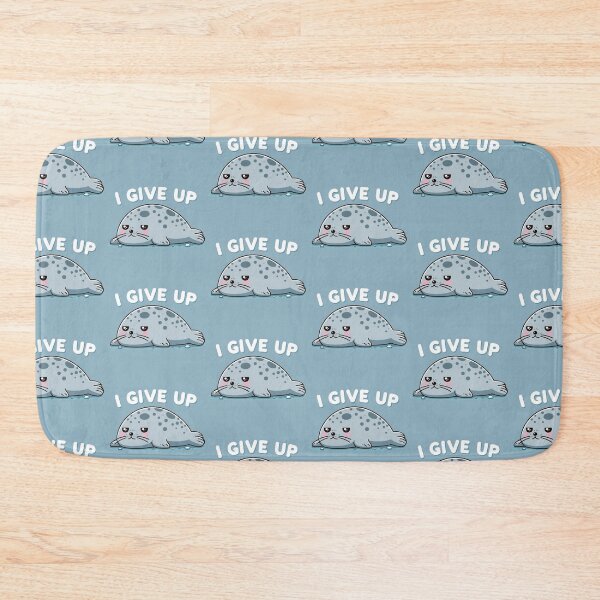 Item preview, I Give Up Tired Seal designed and sold by SubtleSplit.