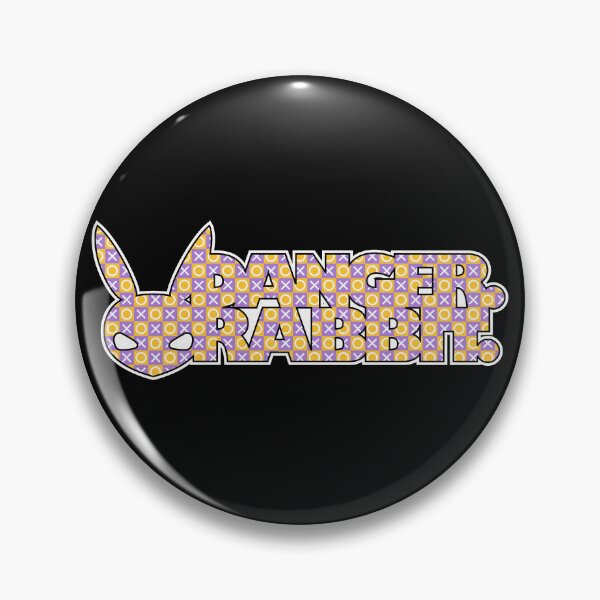 Artikelvorschau, Danger Rabbit-Logo – lila/gelb entworfen und verkauft von DANGER RABBIT.