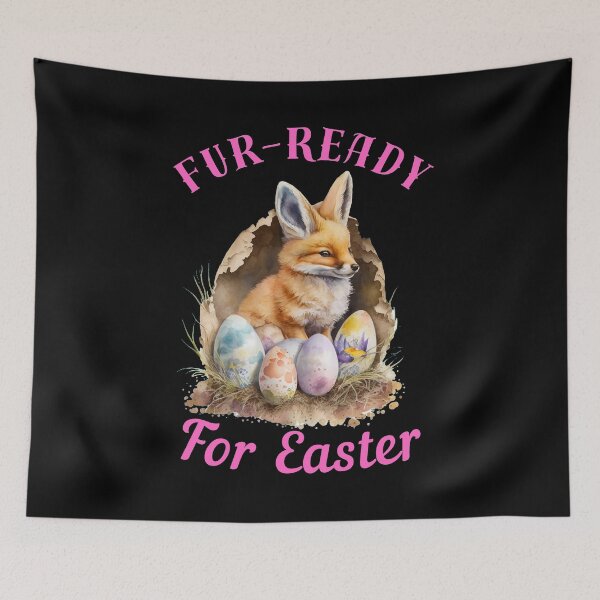 Item preview, Fur-Ready For Easter. cool fox designed and sold by FoxVibes.