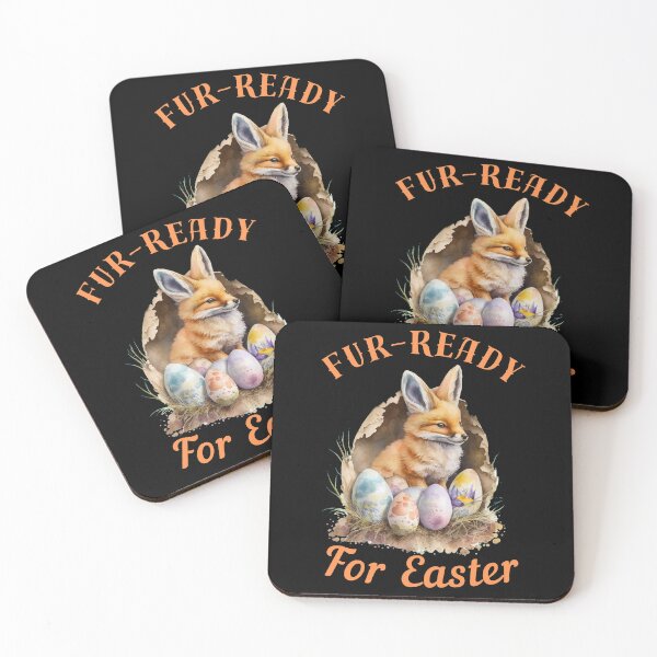 Item preview, Fur-Ready For Easter. fox portrait designed and sold by FoxVibes.
