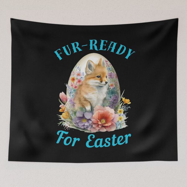 Item preview, Fur-Ready For Easter. vintage fox designed and sold by FoxVibes.