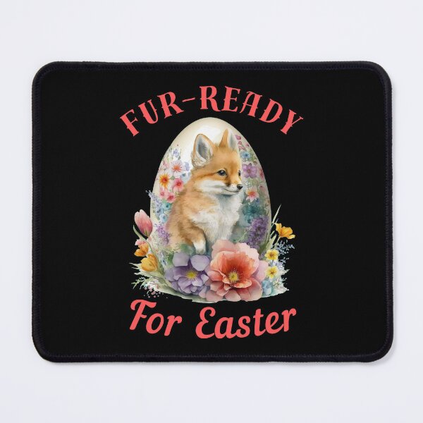 Item preview, Fur-Ready For Easter. retro fox designed and sold by FoxVibes.