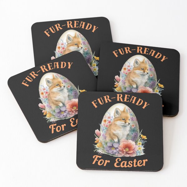 Item preview, Fur-Ready For Easter. fox watercolor designed and sold by FoxVibes.