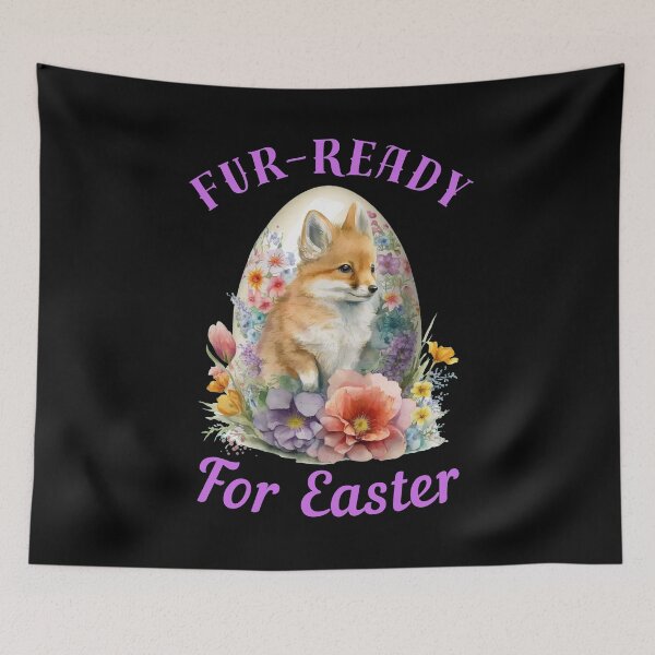 Item preview, Fur-Ready For Easter. fox boho designed and sold by FoxVibes.