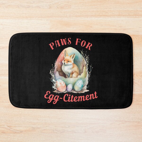 Item preview, Paws For Egg-Citement. fox head designed and sold by FoxVibes.