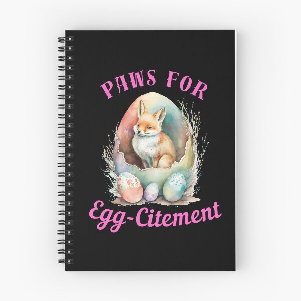 Item preview, Paws For Egg-Citement. cool fox designed and sold by FoxVibes.