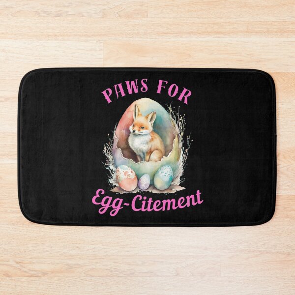Item preview, Paws For Egg-Citement. cool fox designed and sold by FoxVibes.