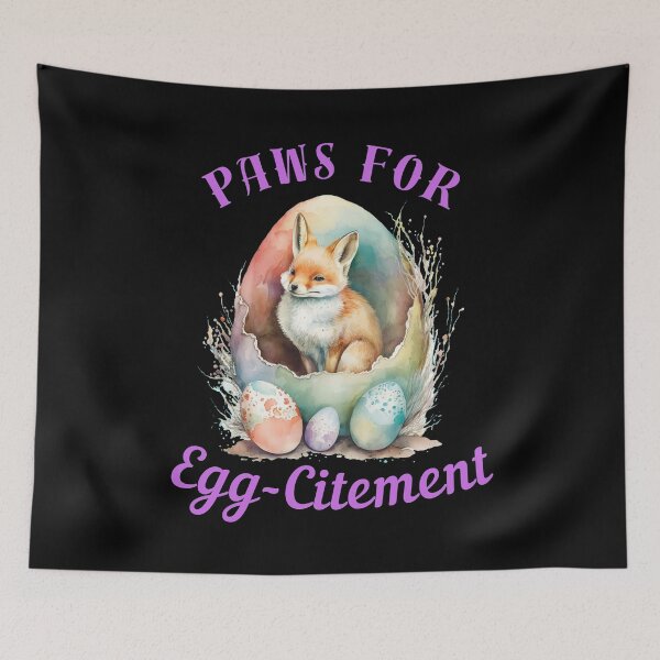 Item preview, Paws For Egg-Citement. realistic fox designed and sold by FoxVibes.